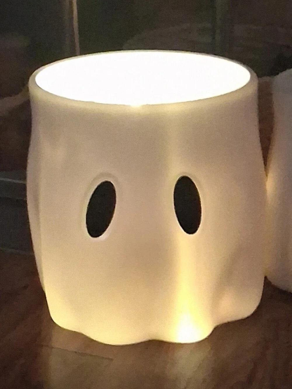 NWT Viral Dollar General Set Of 3 White Ghost Treat/Planters